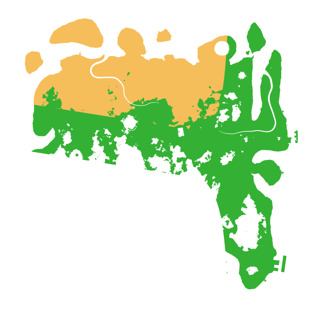 Biome Rust Map: Procedural Map, Size: 3800, Seed: 91009383