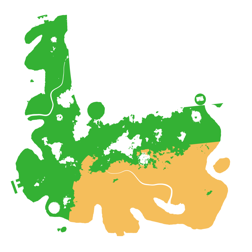 Biome Rust Map: Procedural Map, Size: 3875, Seed: 1450273349