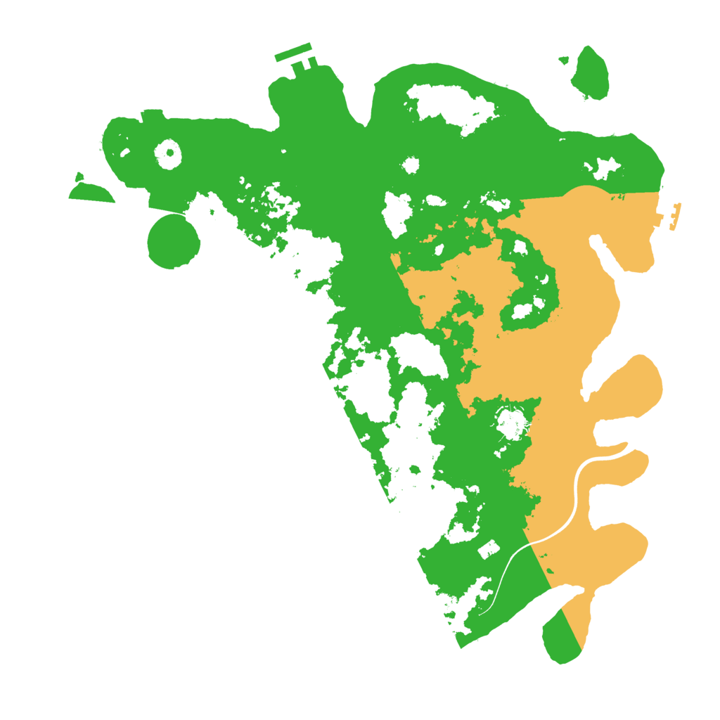 Biome Rust Map: Procedural Map, Size: 3850, Seed: 76940011