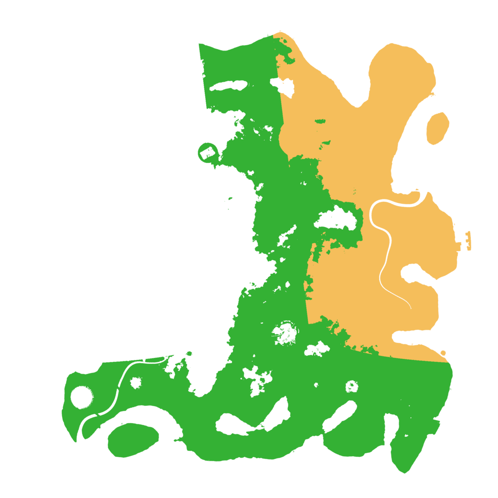 Biome Rust Map: Procedural Map, Size: 3950, Seed: 8519176