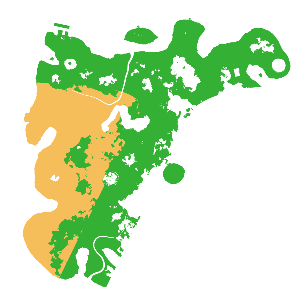 Biome Rust Map: Procedural Map, Size: 4000, Seed: 1389829415