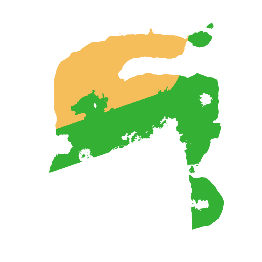 Biome Rust Map: Procedural Map, Size: 2000, Seed: 82543421