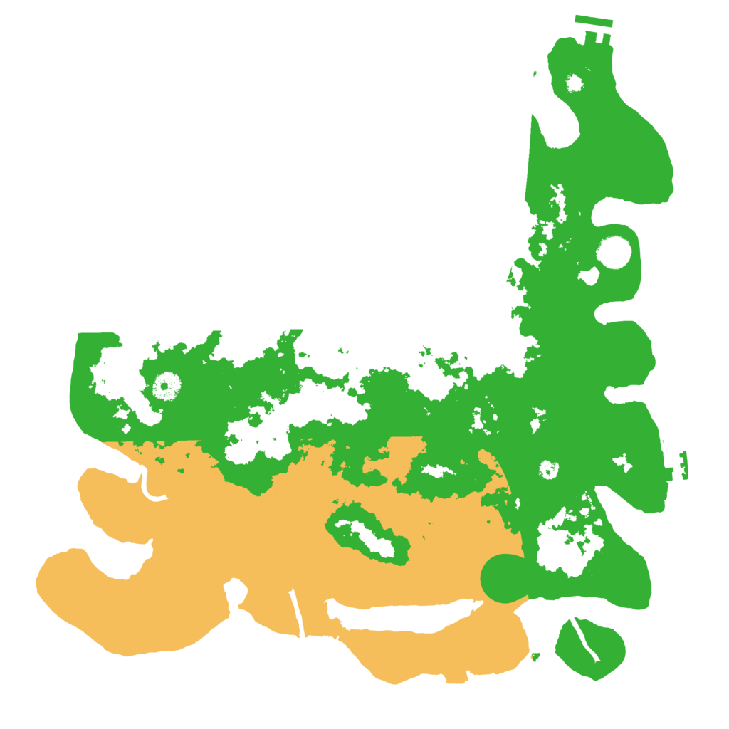 Biome Rust Map: Procedural Map, Size: 3900, Seed: 1985874999