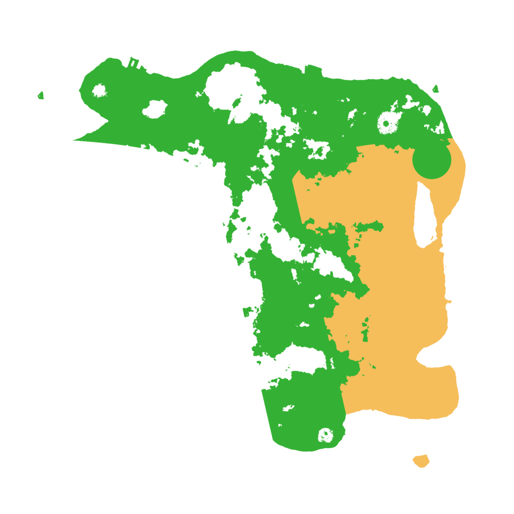 Biome Rust Map: Procedural Map, Size: 3500, Seed: 285911544