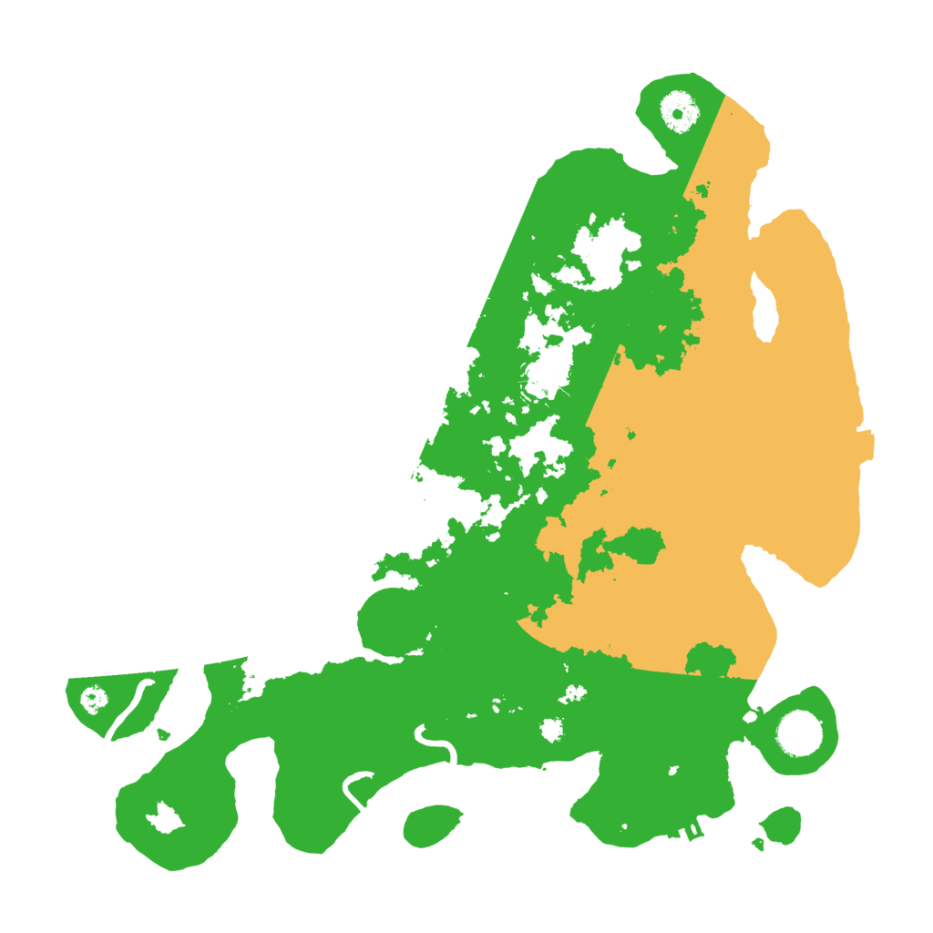 Biome Rust Map: Procedural Map, Size: 3600, Seed: 86523822