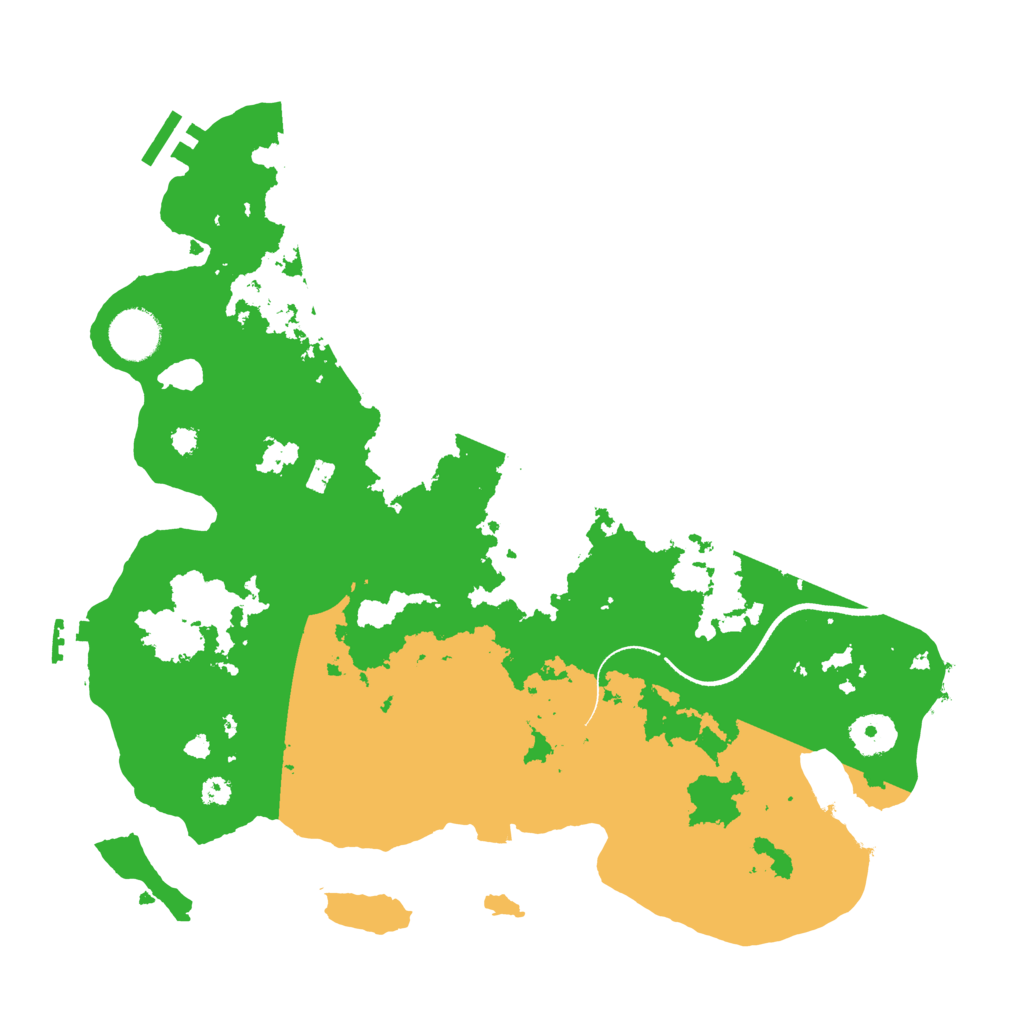 Biome Rust Map: Procedural Map, Size: 3500, Seed: 1122023