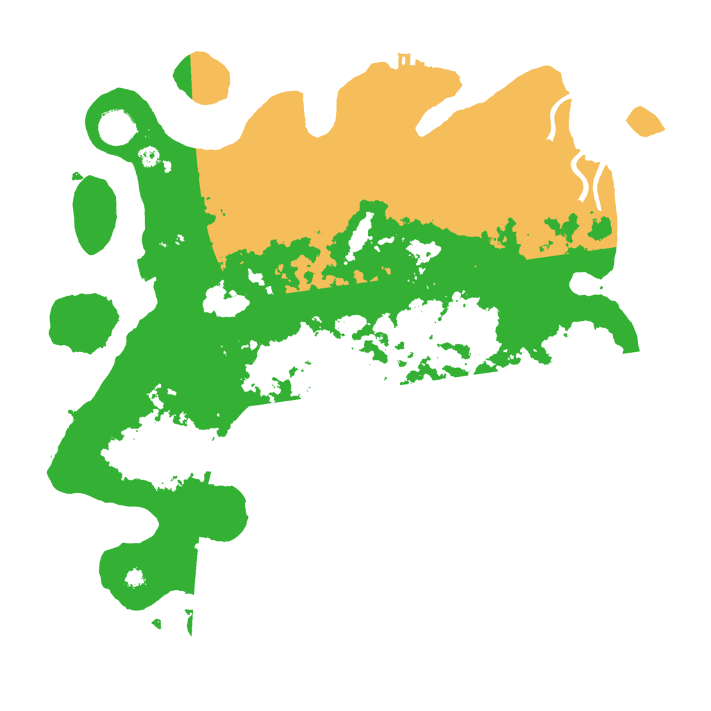 Biome Rust Map: Procedural Map, Size: 3500, Seed: 2136101888