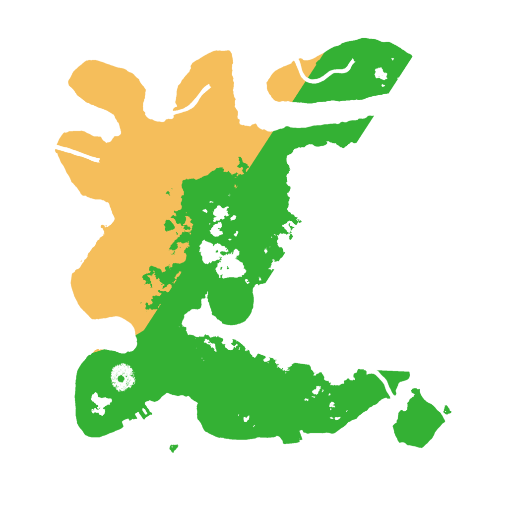Biome Rust Map: Procedural Map, Size: 3000, Seed: 6216
