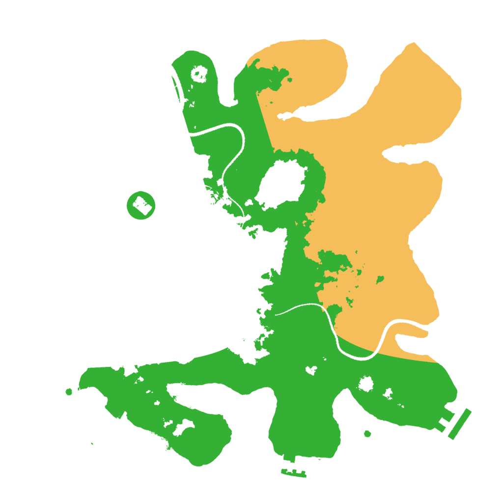Biome Rust Map: Procedural Map, Size: 3000, Seed: 605746223