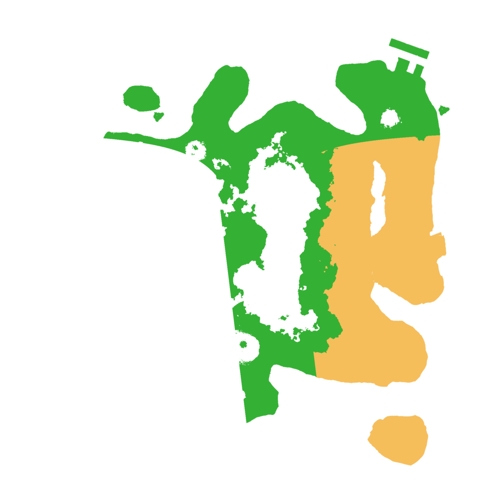 Biome Rust Map: Procedural Map, Size: 2500, Seed: 1575559767