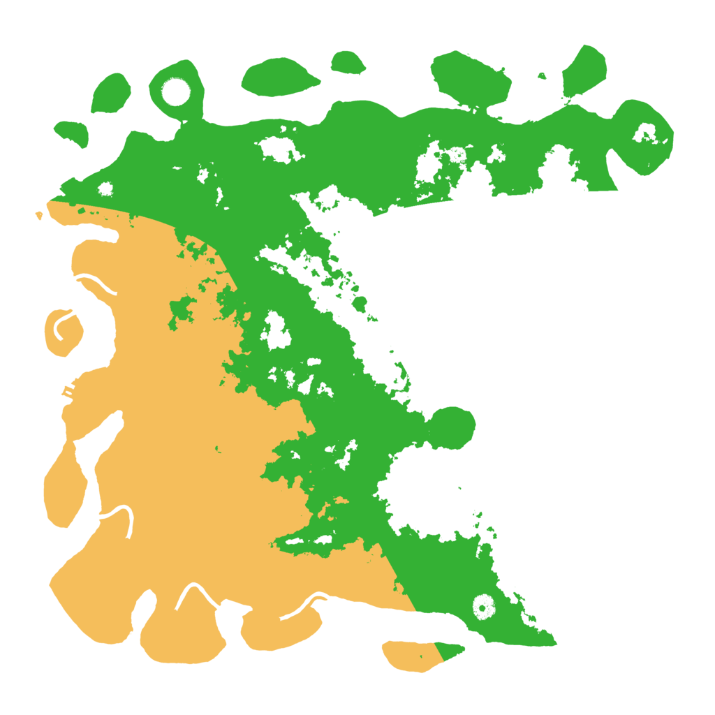 Biome Rust Map: Procedural Map, Size: 4500, Seed: 9696