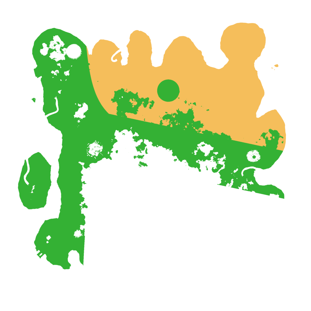 Biome Rust Map: Procedural Map, Size: 3700, Seed: 1270019264