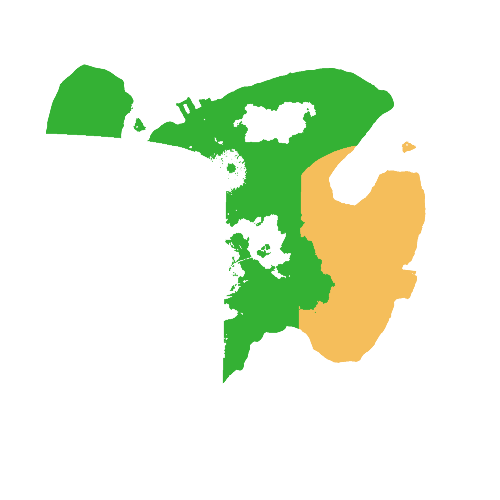 Biome Rust Map: Procedural Map, Size: 2000, Seed: 78829037