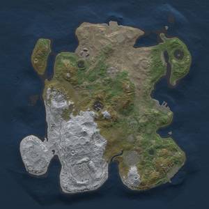 Thumbnail Rust Map: Procedural Map, Size: 3000, Seed: 364799654, 14 Monuments