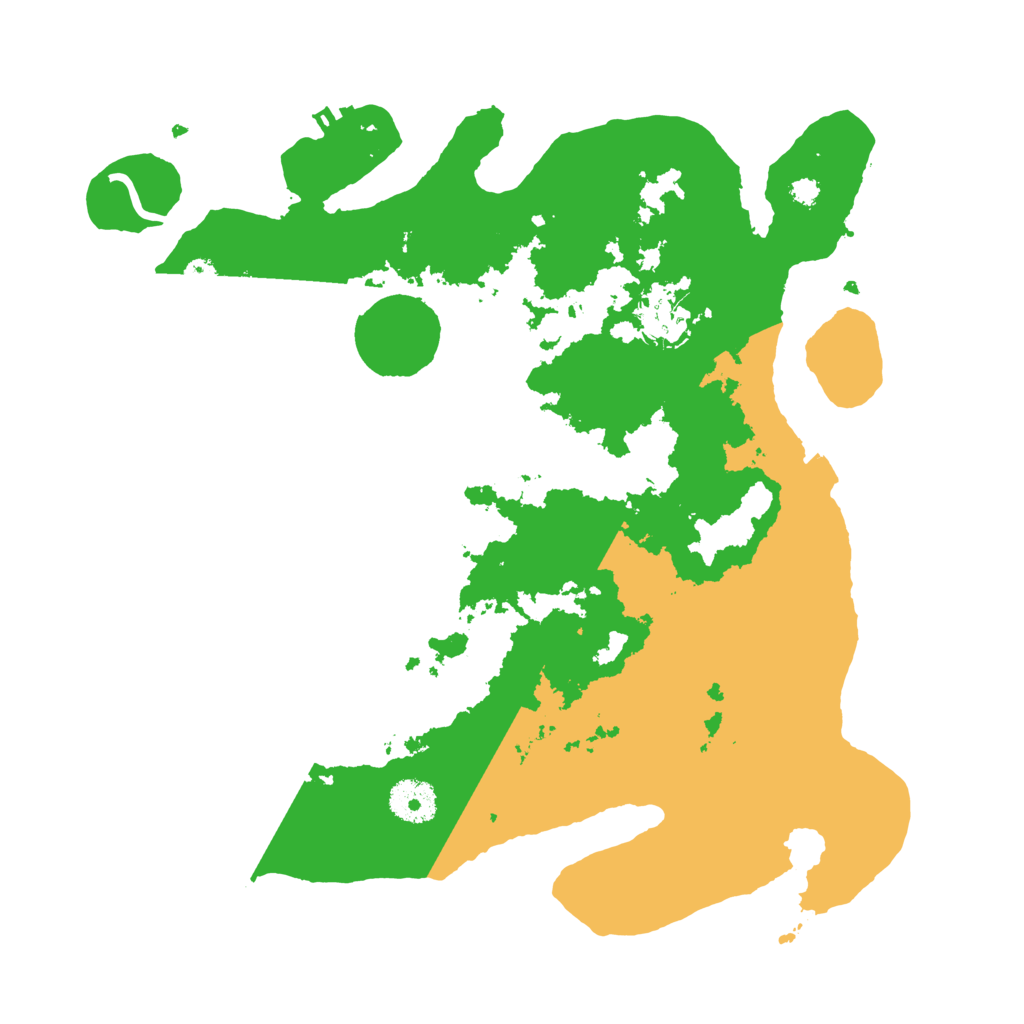 Biome Rust Map: Procedural Map, Size: 3400, Seed: 64302493