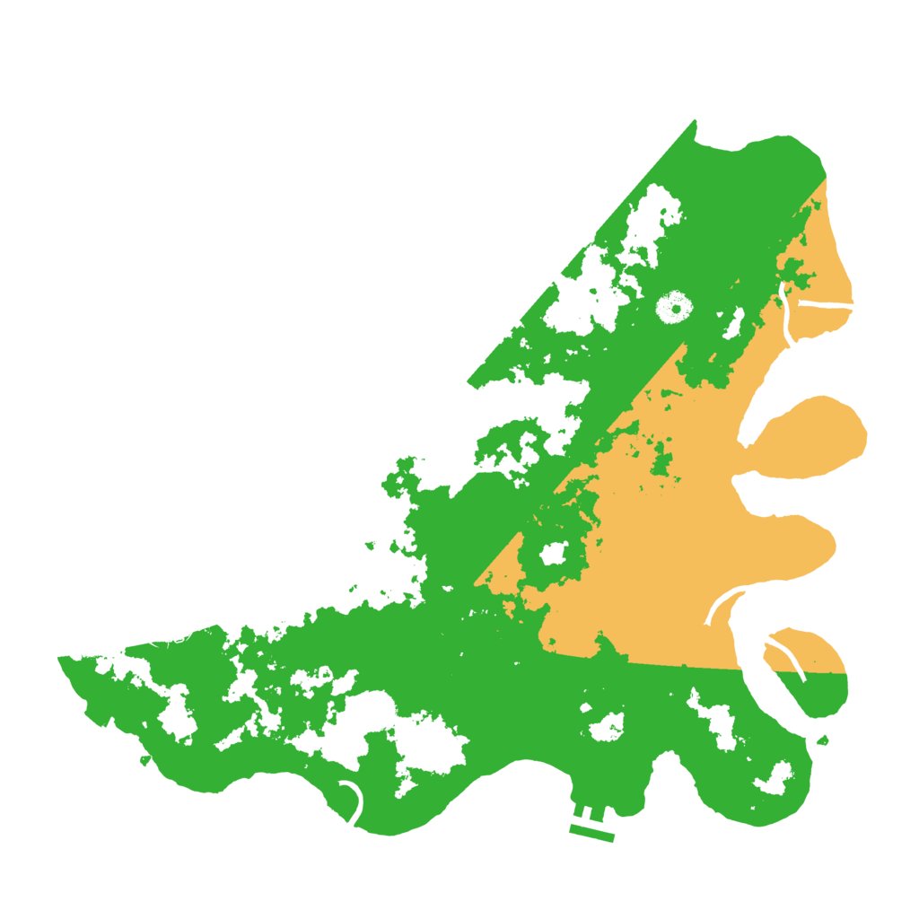 Biome Rust Map: Procedural Map, Size: 4100, Seed: 8633116