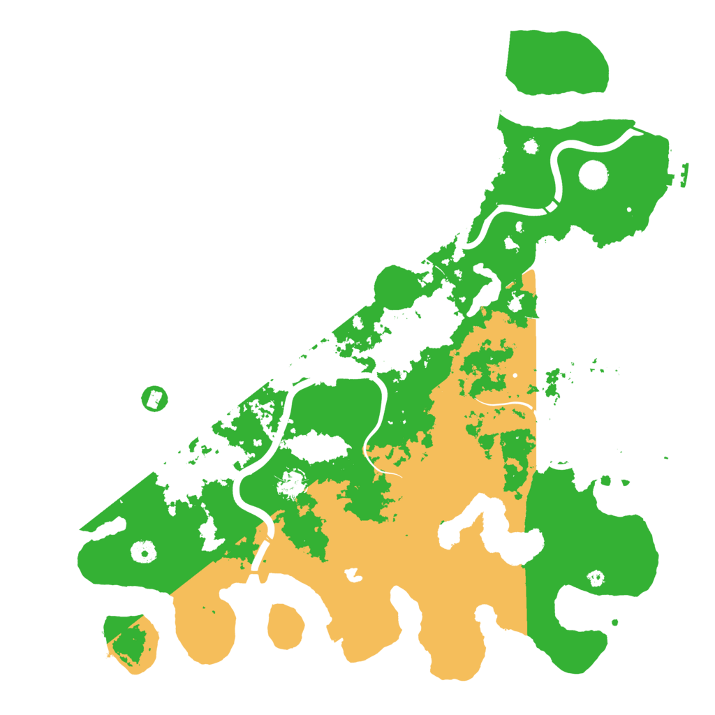 Biome Rust Map: Procedural Map, Size: 4400, Seed: 3949