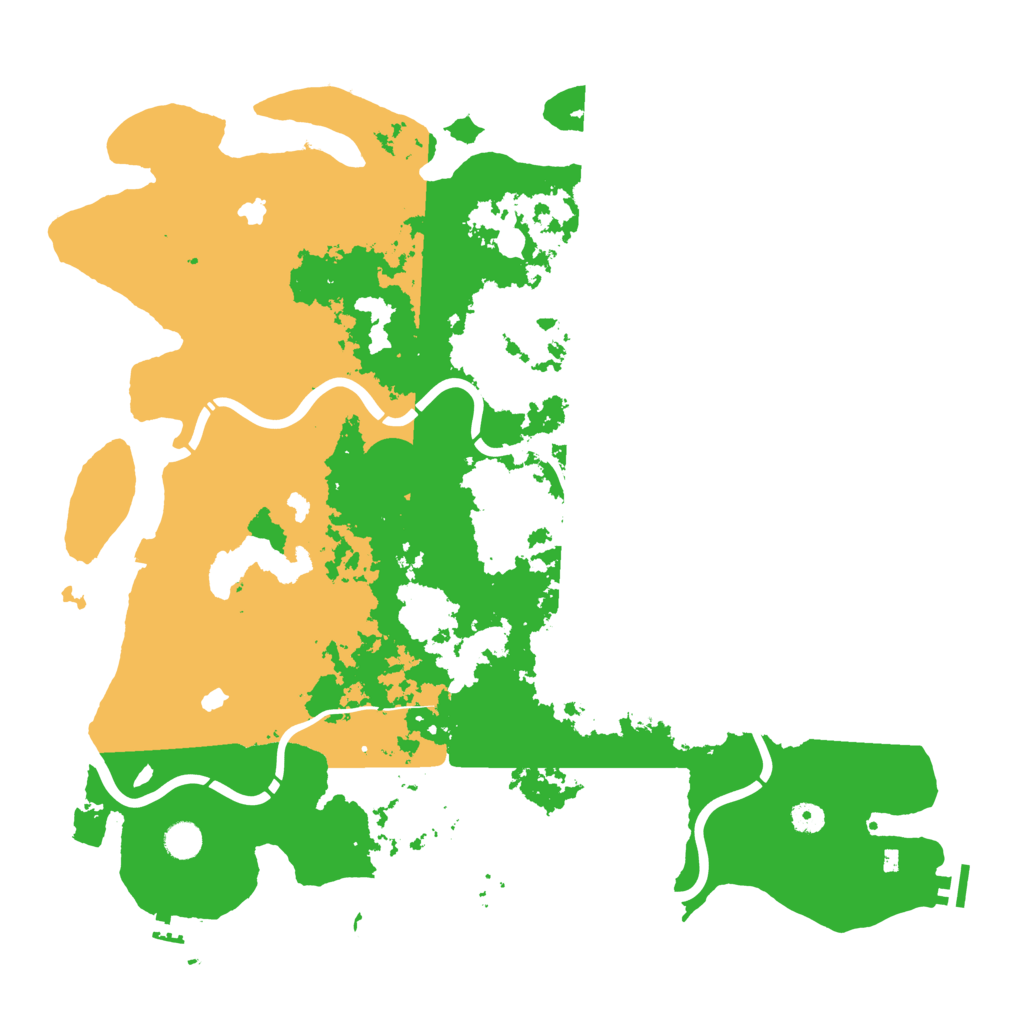 Biome Rust Map: Procedural Map, Size: 4800, Seed: 493056510