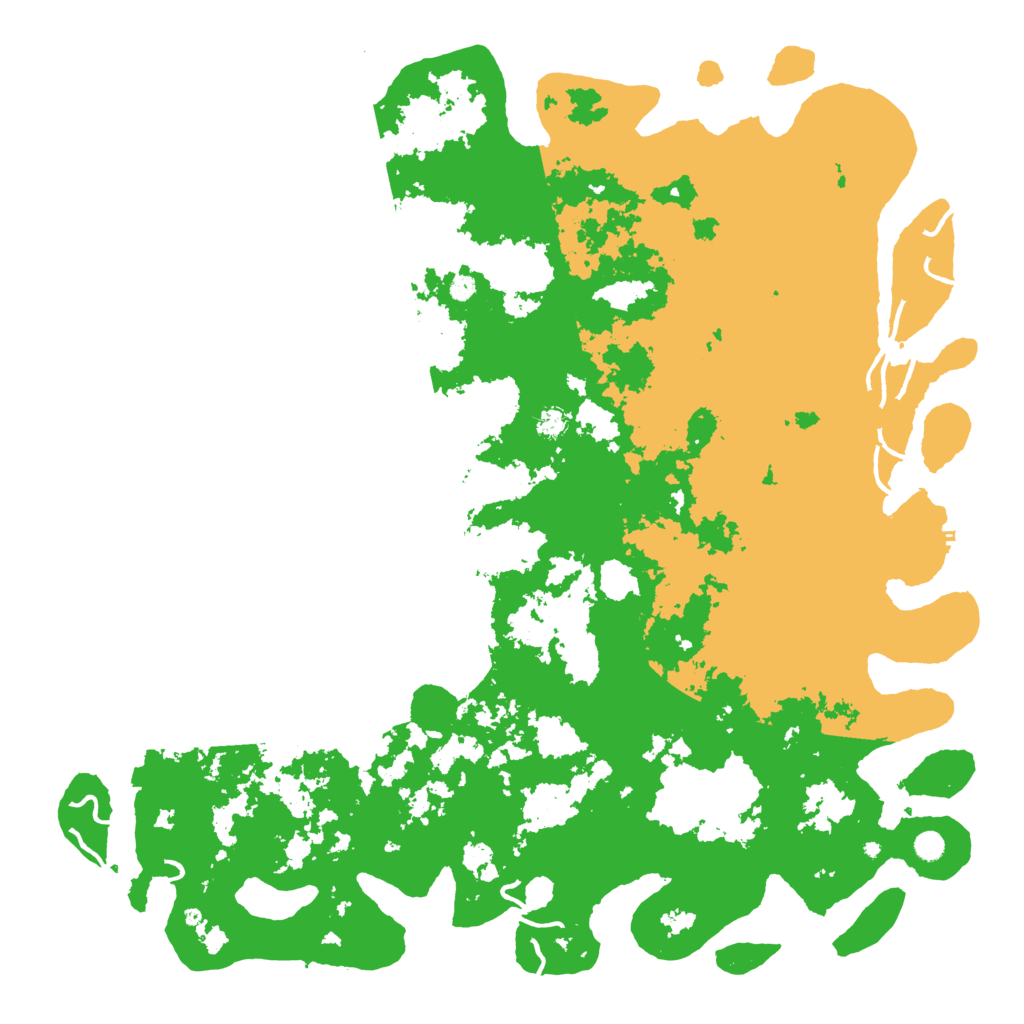 Biome Rust Map: Procedural Map, Size: 6000, Seed: 1227124256