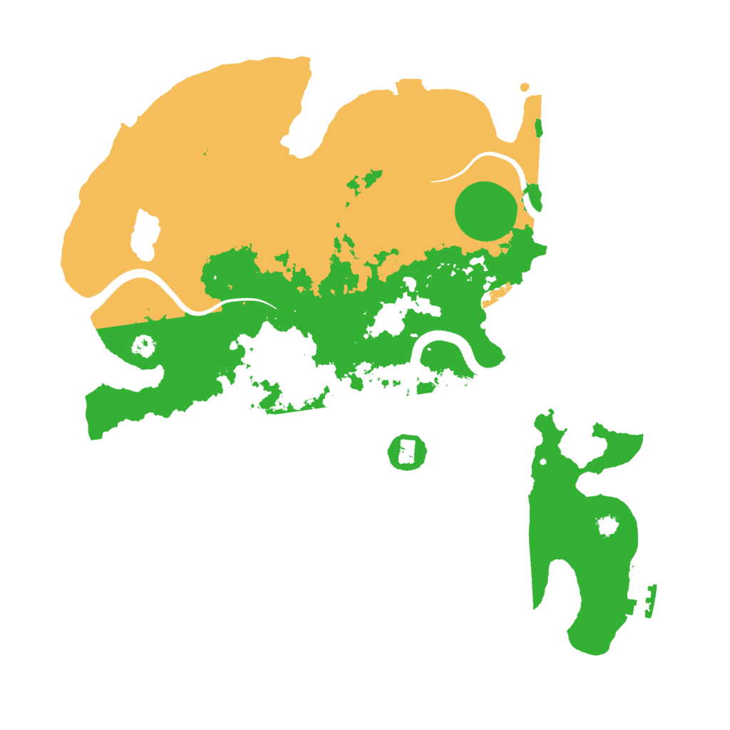 Biome Rust Map: Procedural Map, Size: 3250, Seed: 259106748