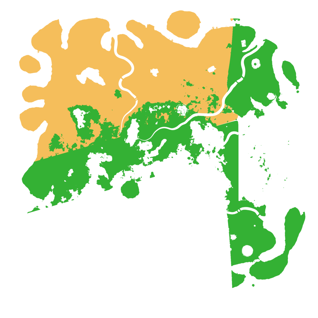Biome Rust Map: Procedural Map, Size: 5000, Seed: 3546