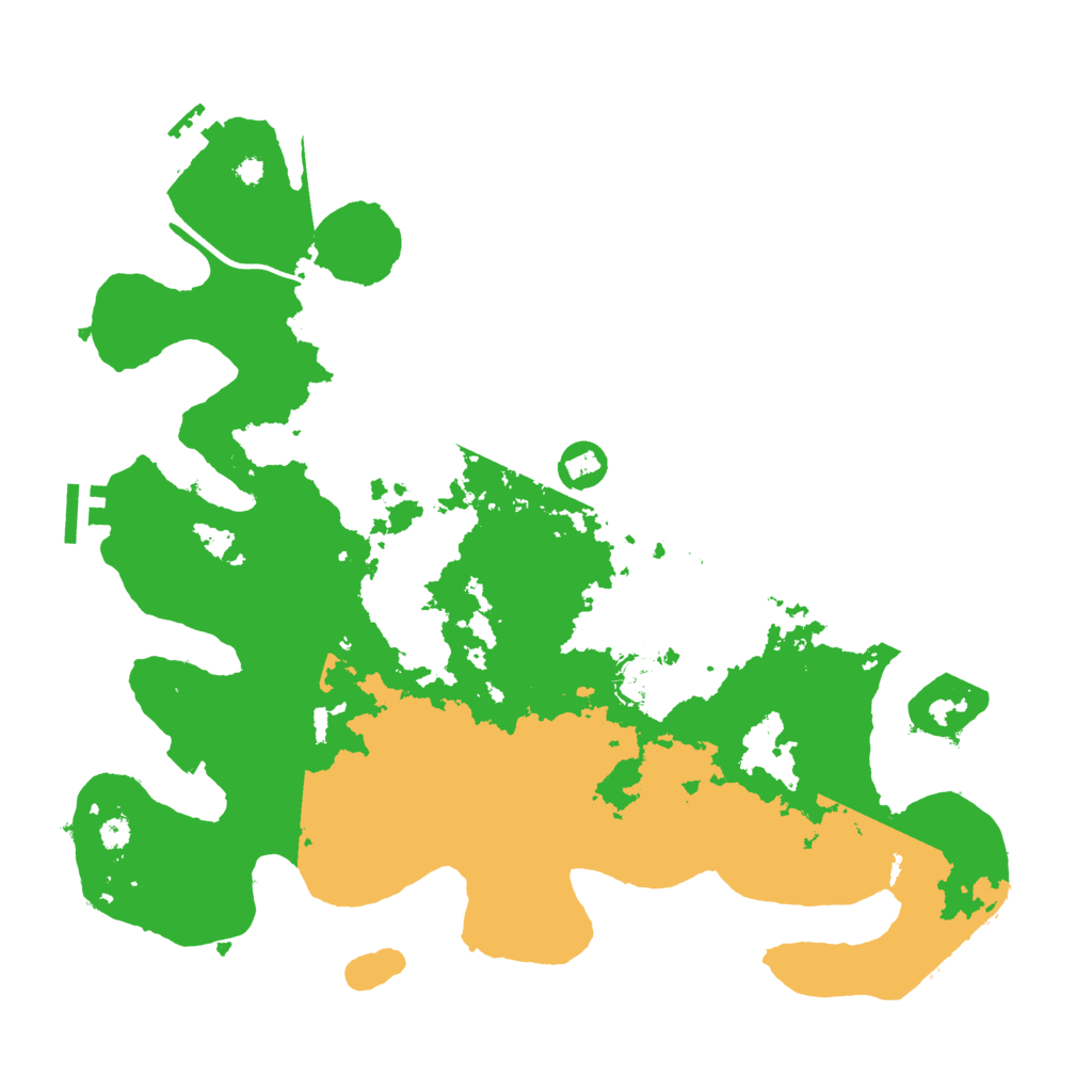 Biome Rust Map: Procedural Map, Size: 3700, Seed: 53910598