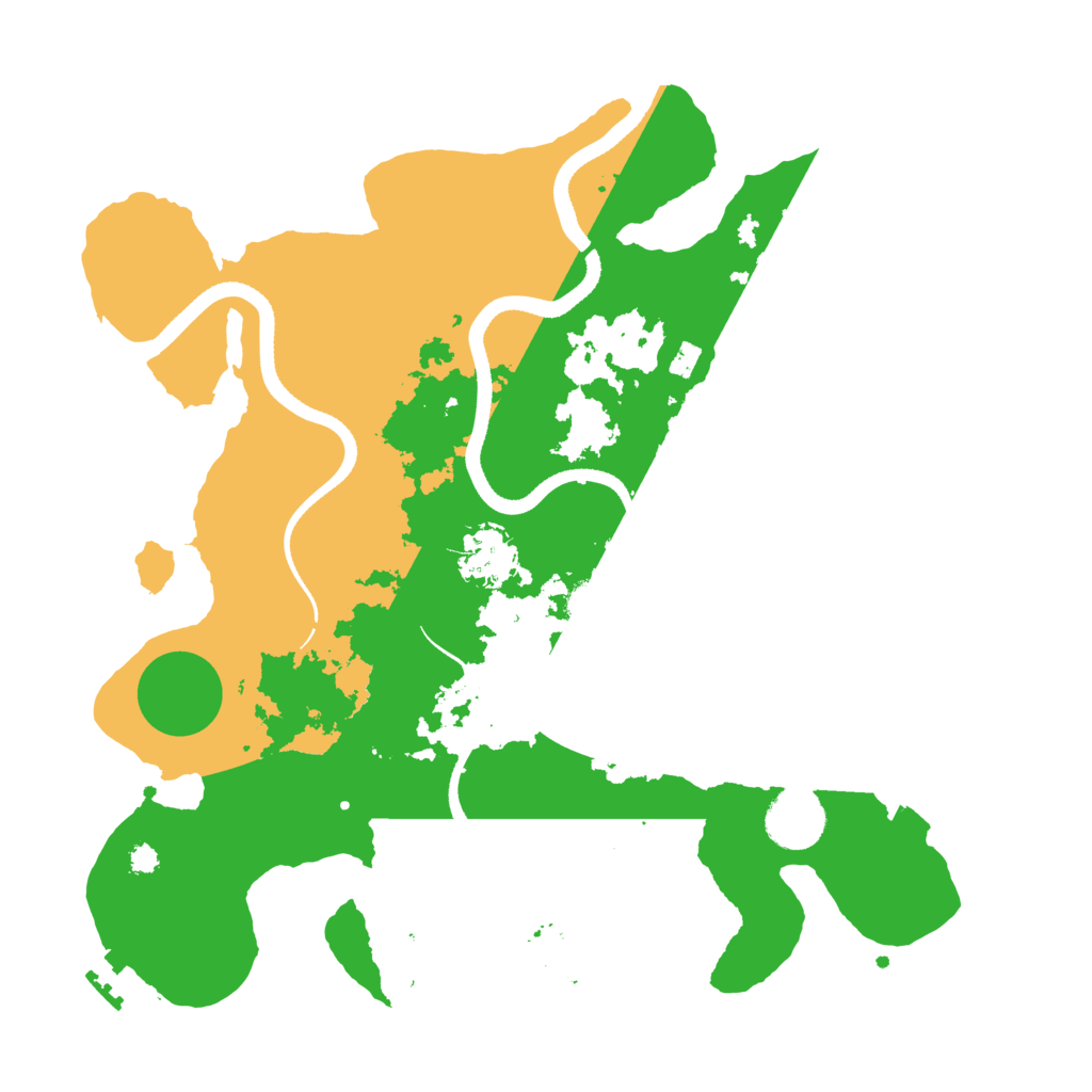 Biome Rust Map: Procedural Map, Size: 3400, Seed: 42782286