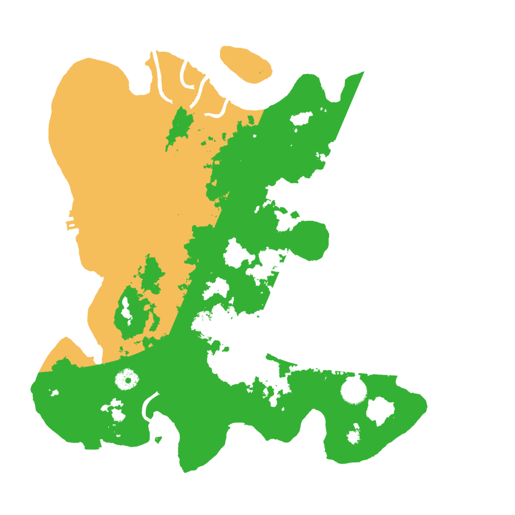 Biome Rust Map: Procedural Map, Size: 3550, Seed: 17612516