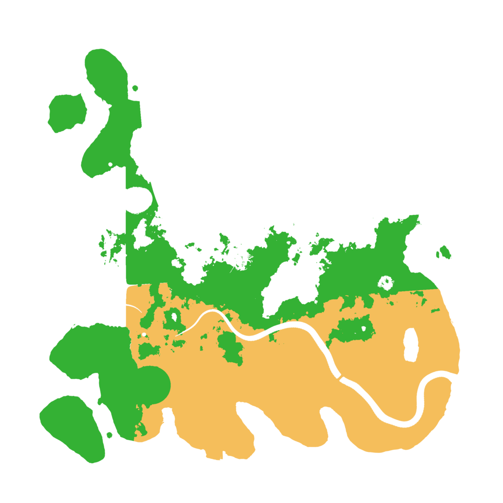 Biome Rust Map: Procedural Map, Size: 3500, Seed: 324745651