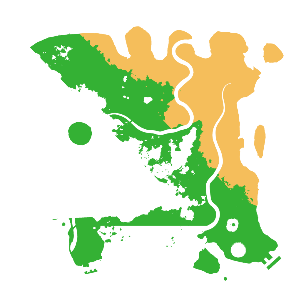 Biome Rust Map: Procedural Map, Size: 3550, Seed: 21295566
