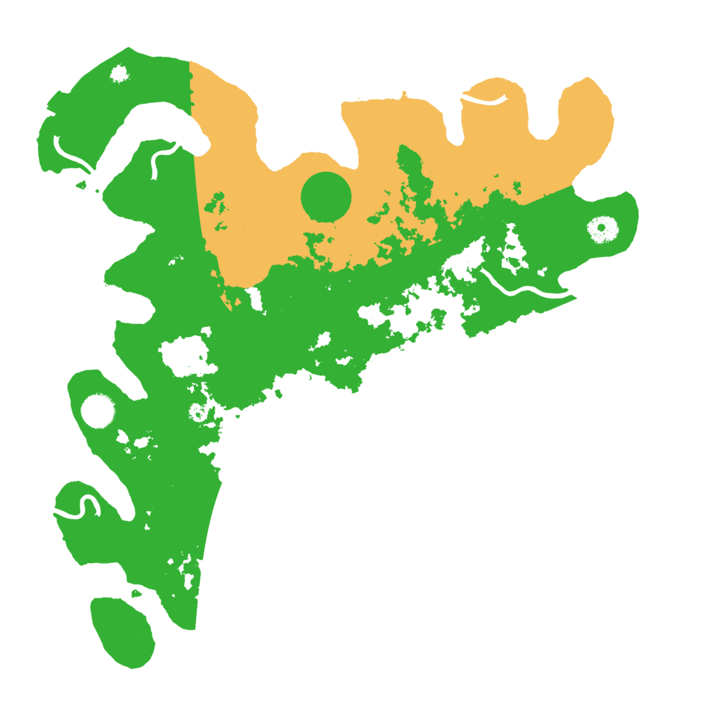 Biome Rust Map: Procedural Map, Size: 3700, Seed: 36044476
