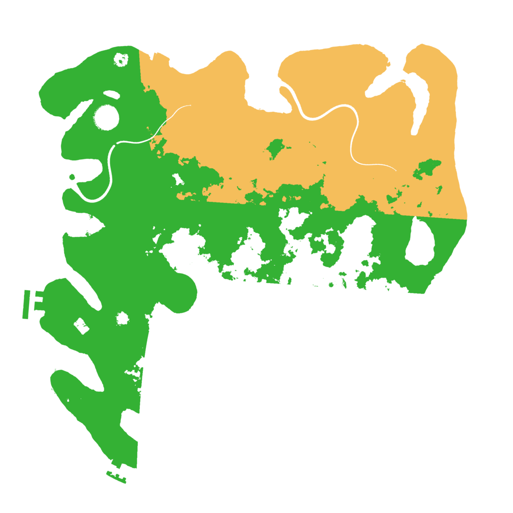 Biome Rust Map: Procedural Map, Size: 3600, Seed: 96834928