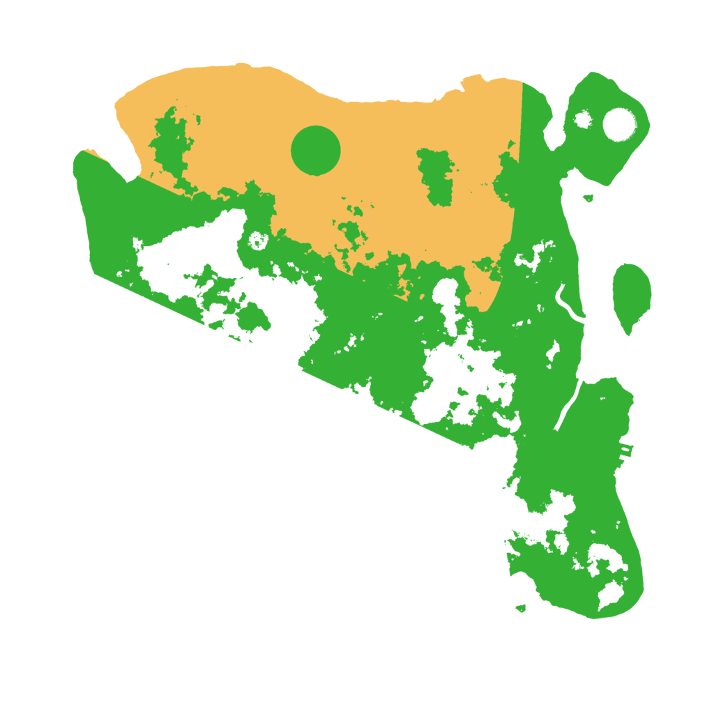 Biome Rust Map: Procedural Map, Size: 3800, Seed: 37087422