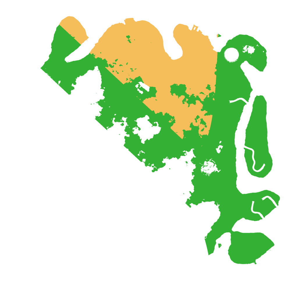 Biome Rust Map: Procedural Map, Size: 3650, Seed: 6146573