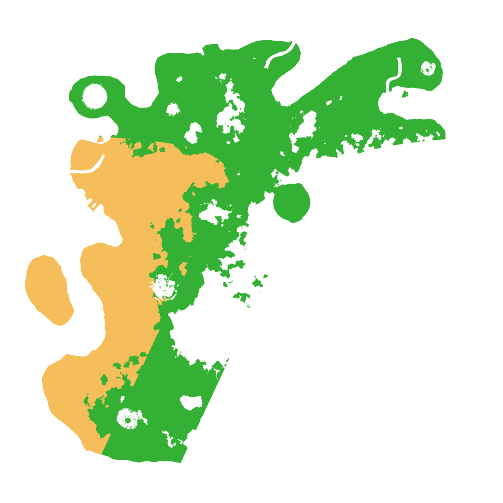 Biome Rust Map: Procedural Map, Size: 3600, Seed: 10212