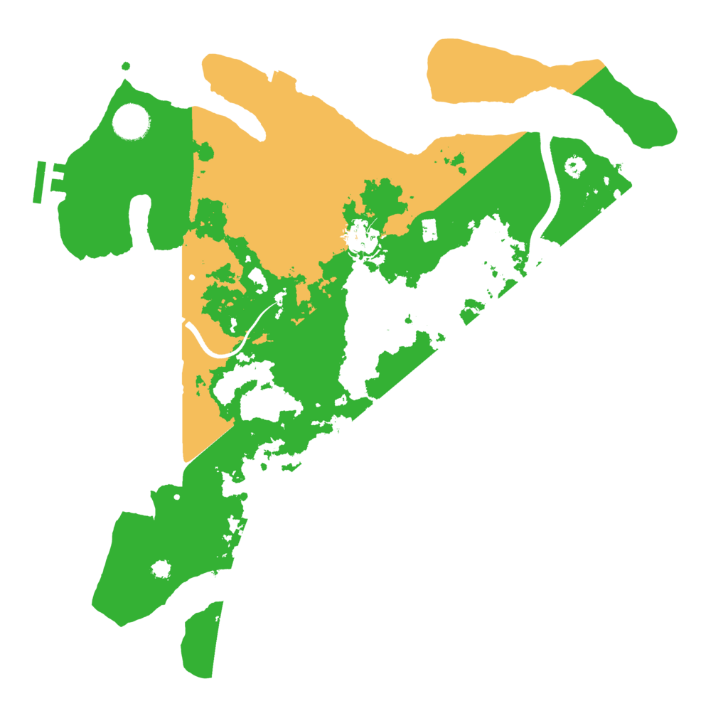 Biome Rust Map: Procedural Map, Size: 3500, Seed: 1595745686
