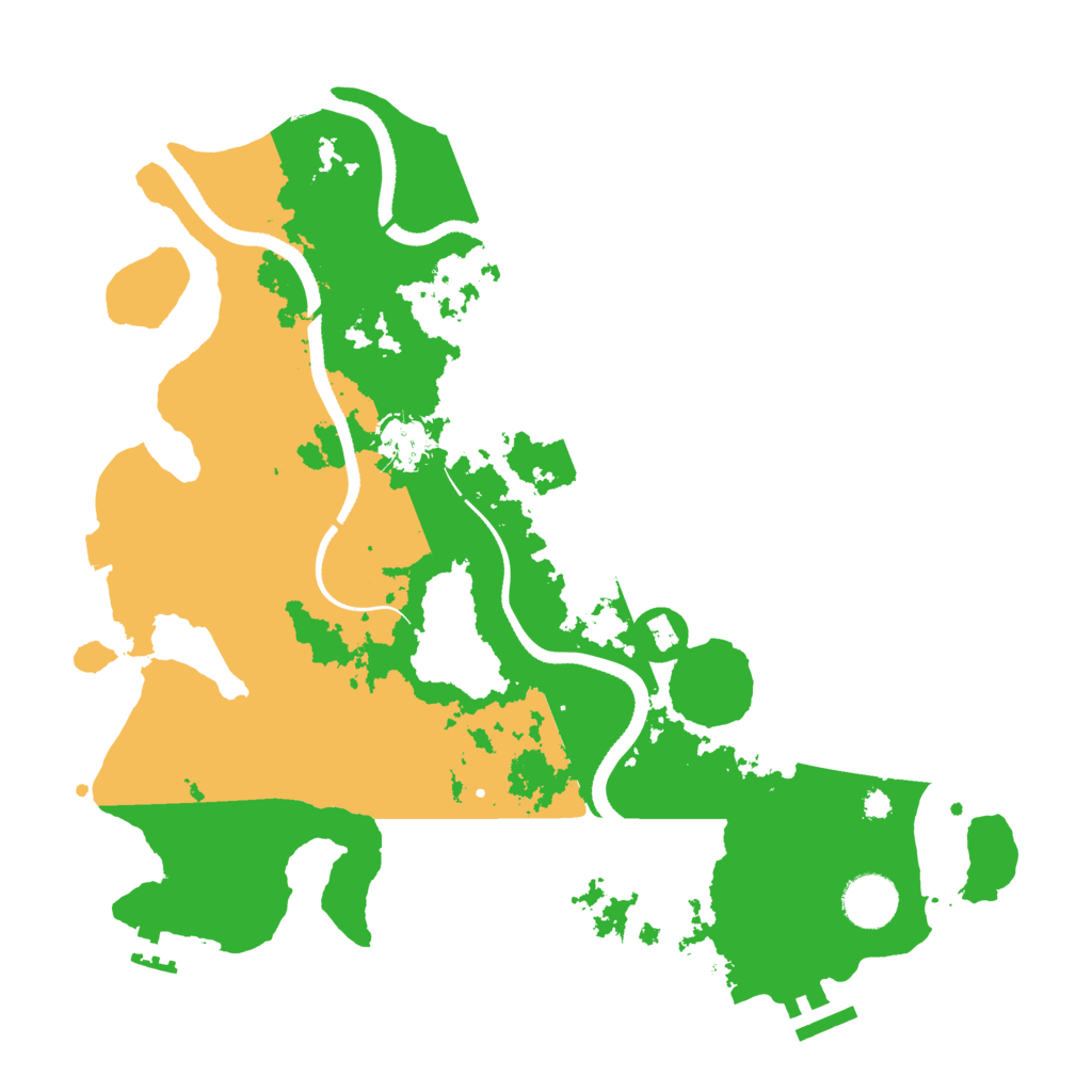 Biome Rust Map: Procedural Map, Size: 3500, Seed: 52126273
