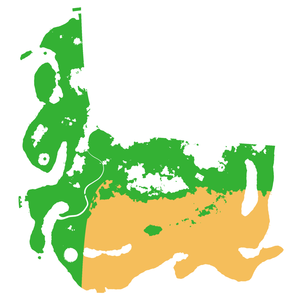 Biome Rust Map: Procedural Map, Size: 3900, Seed: 91137376