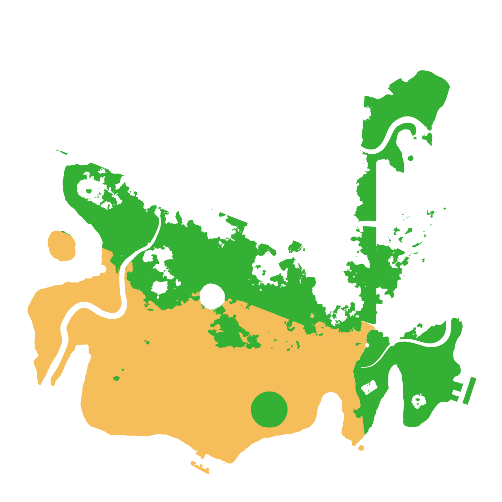 Biome Rust Map: Procedural Map, Size: 3650, Seed: 28052783