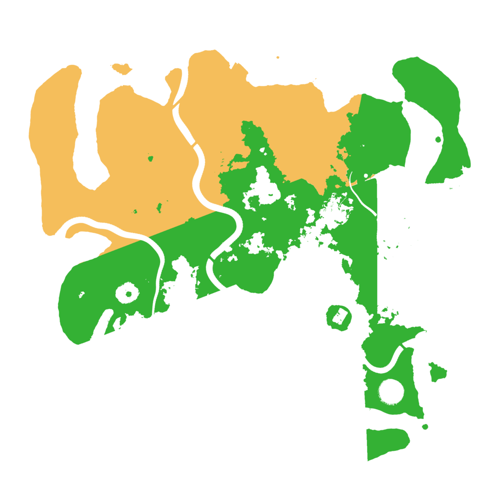 Biome Rust Map: Procedural Map, Size: 3500, Seed: 975578513