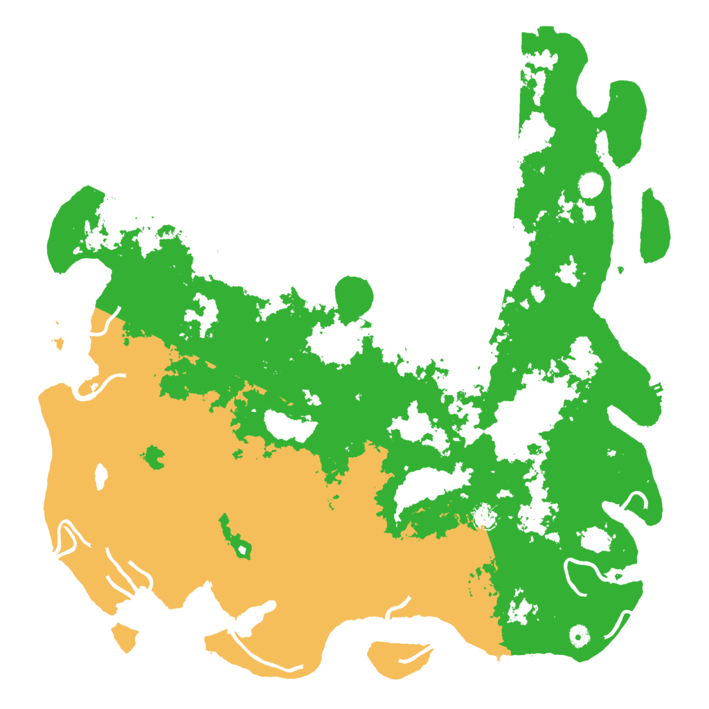 Biome Rust Map: Procedural Map, Size: 5000, Seed: 6750