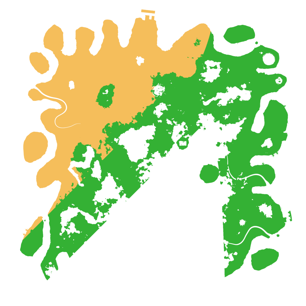 Biome Rust Map: Procedural Map, Size: 4500, Seed: 605765783