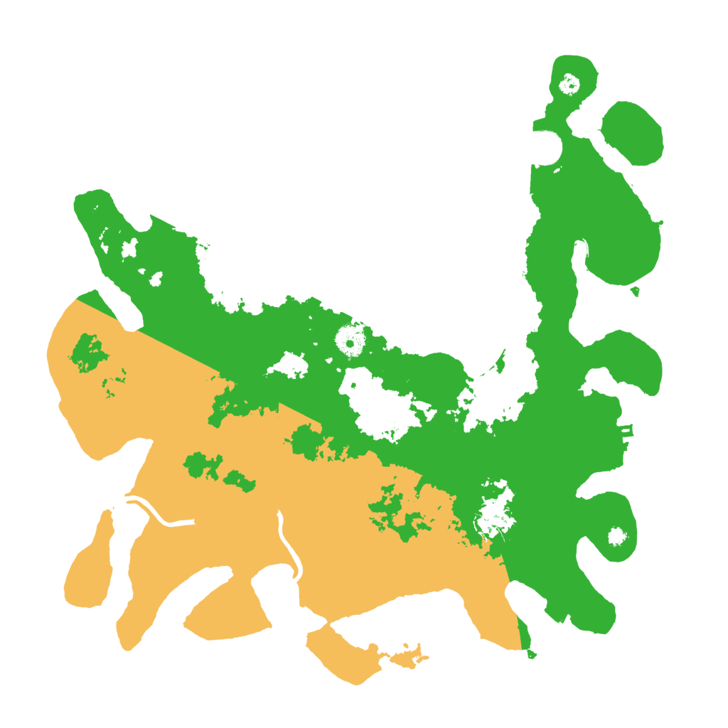 Biome Rust Map: Procedural Map, Size: 3700, Seed: 2073776800