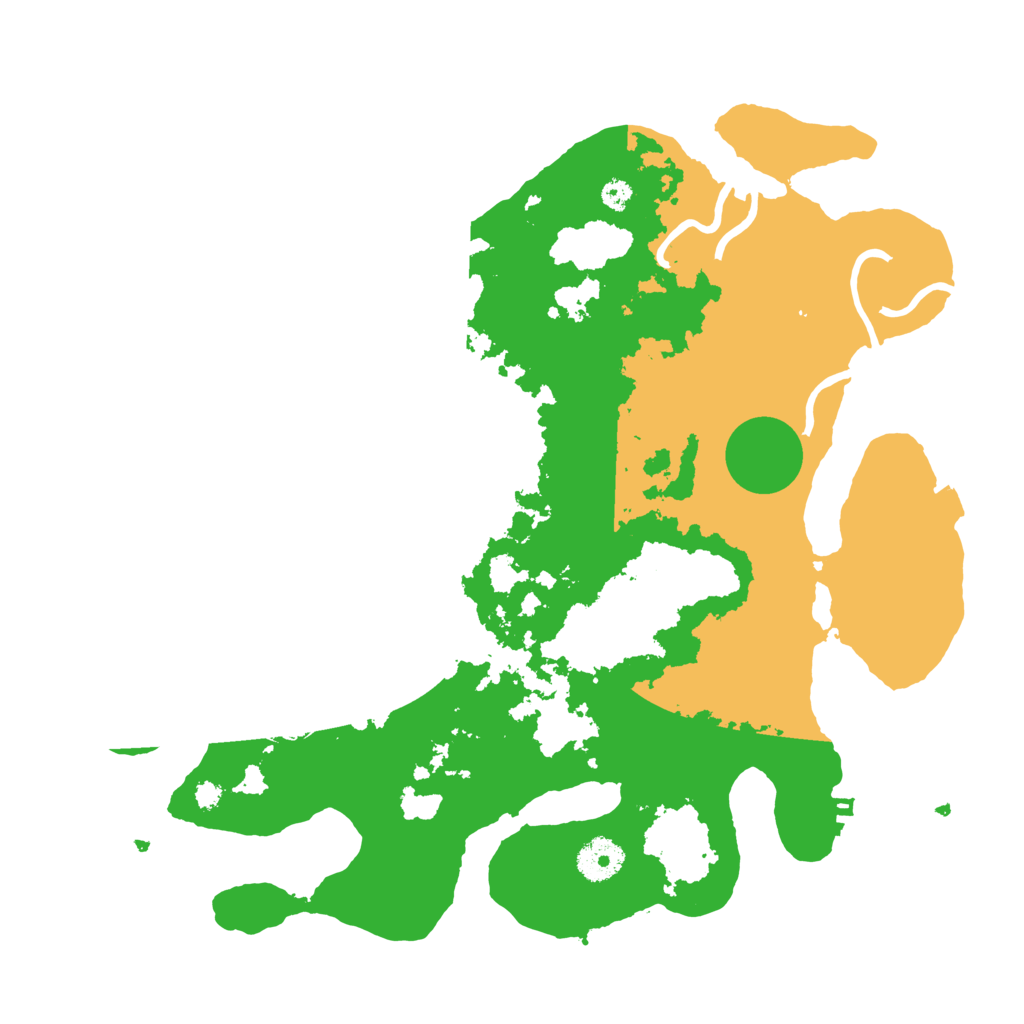 Biome Rust Map: Procedural Map, Size: 3500, Seed: 8915046