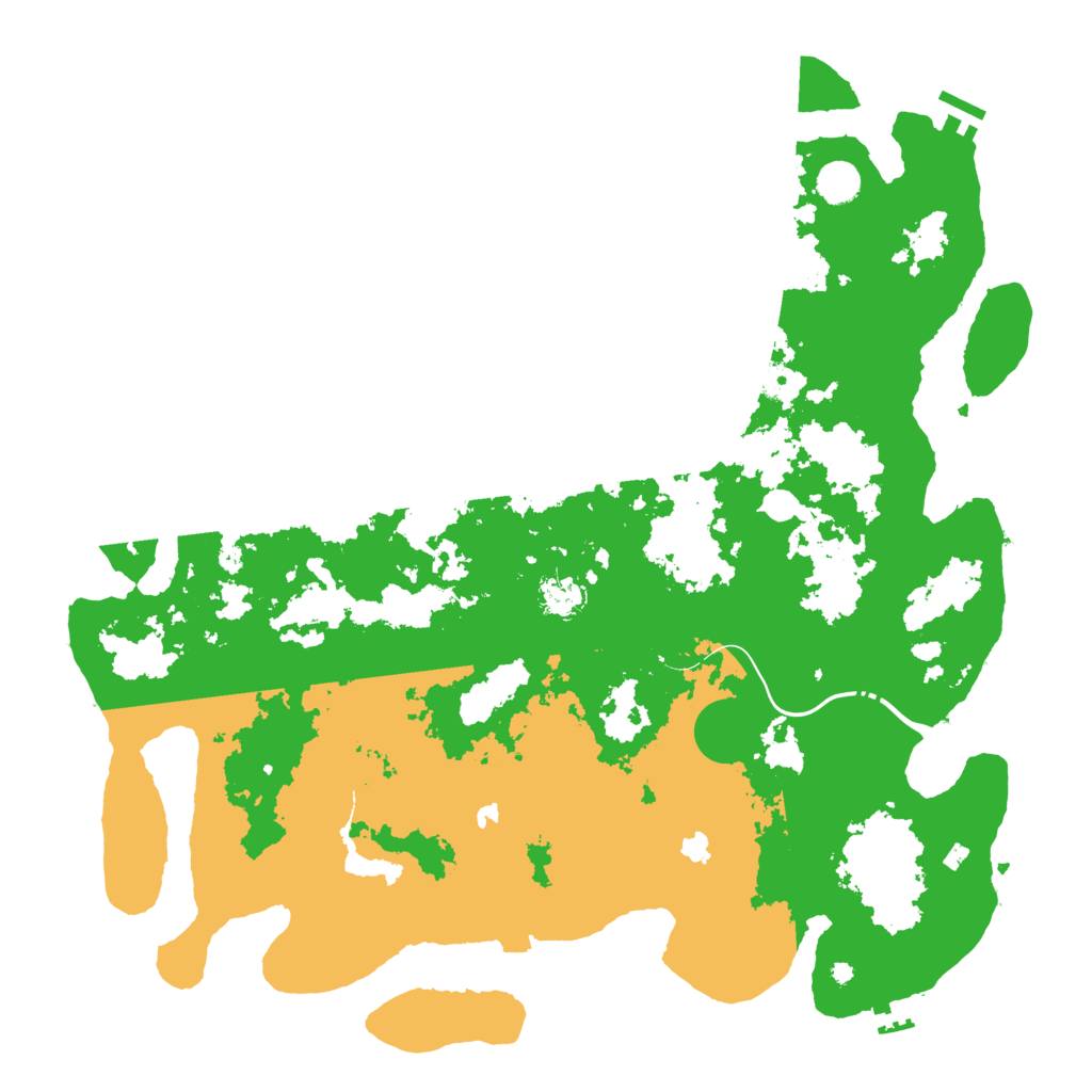 Biome Rust Map: Procedural Map, Size: 4500, Seed: 4446