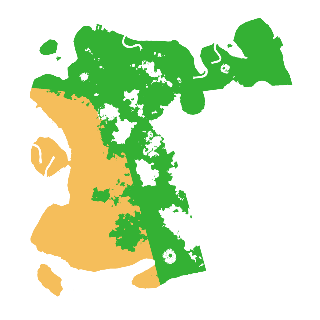 Biome Rust Map: Procedural Map, Size: 3500, Seed: 53457579