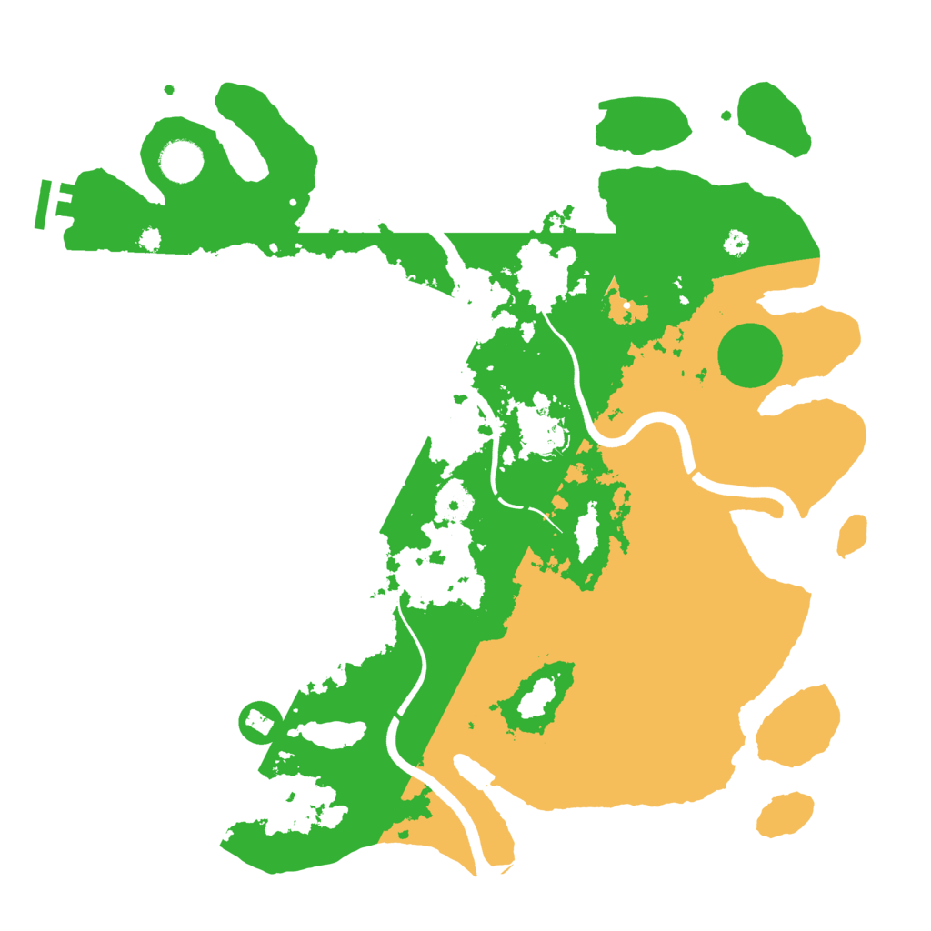 Biome Rust Map: Procedural Map, Size: 3800, Seed: 106510129