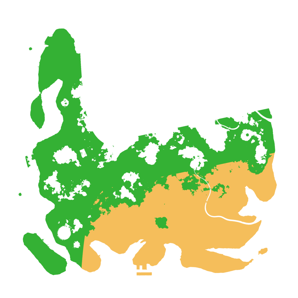 Biome Rust Map: Procedural Map, Size: 3950, Seed: 70570179