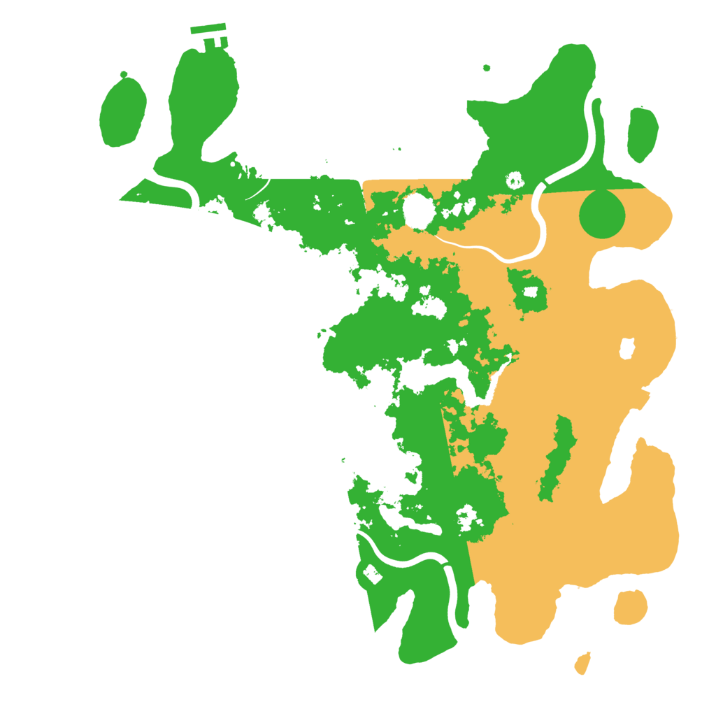 Biome Rust Map: Procedural Map, Size: 4100, Seed: 24772264
