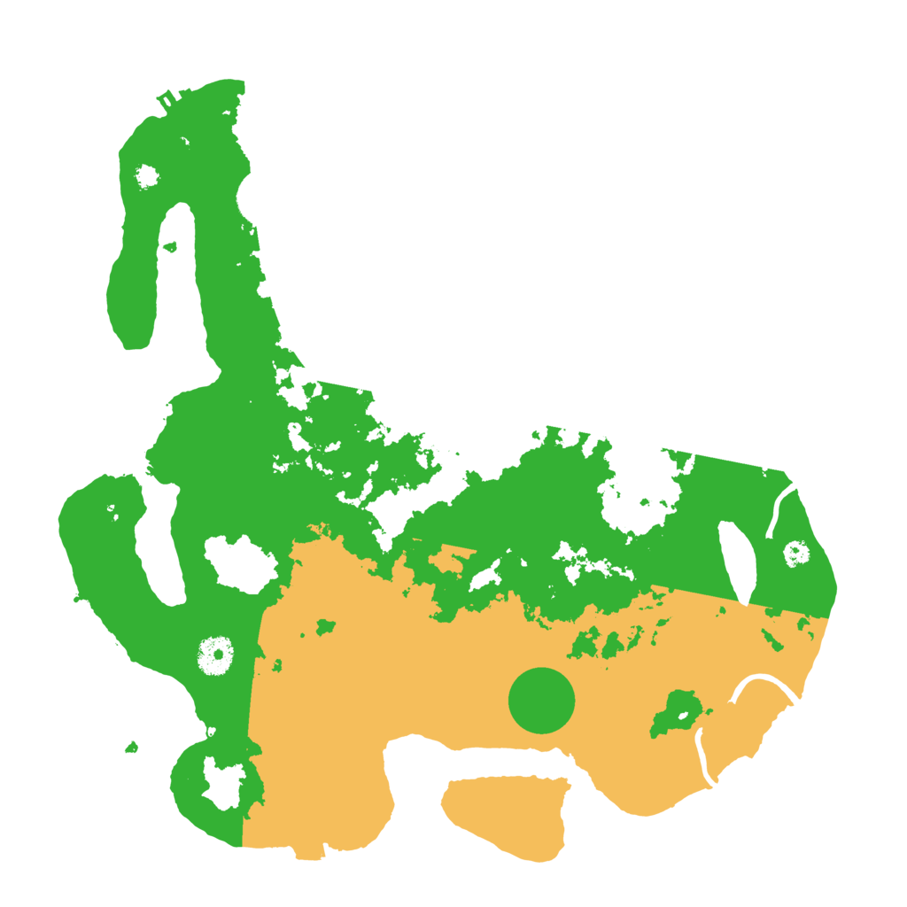 Biome Rust Map: Procedural Map, Size: 3600, Seed: 94545855